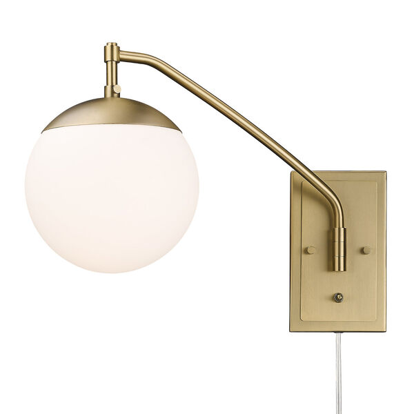 Glenn Brushed Champagne Bronze One-Light Articulating Wall Sconce, image 4